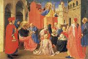 Fra Angelico The Hl. Petrus preaches France oil painting artist